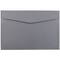 JAM Paper 6" x 9" Dark Gray Booklet Premium Envelopes, 25ct.